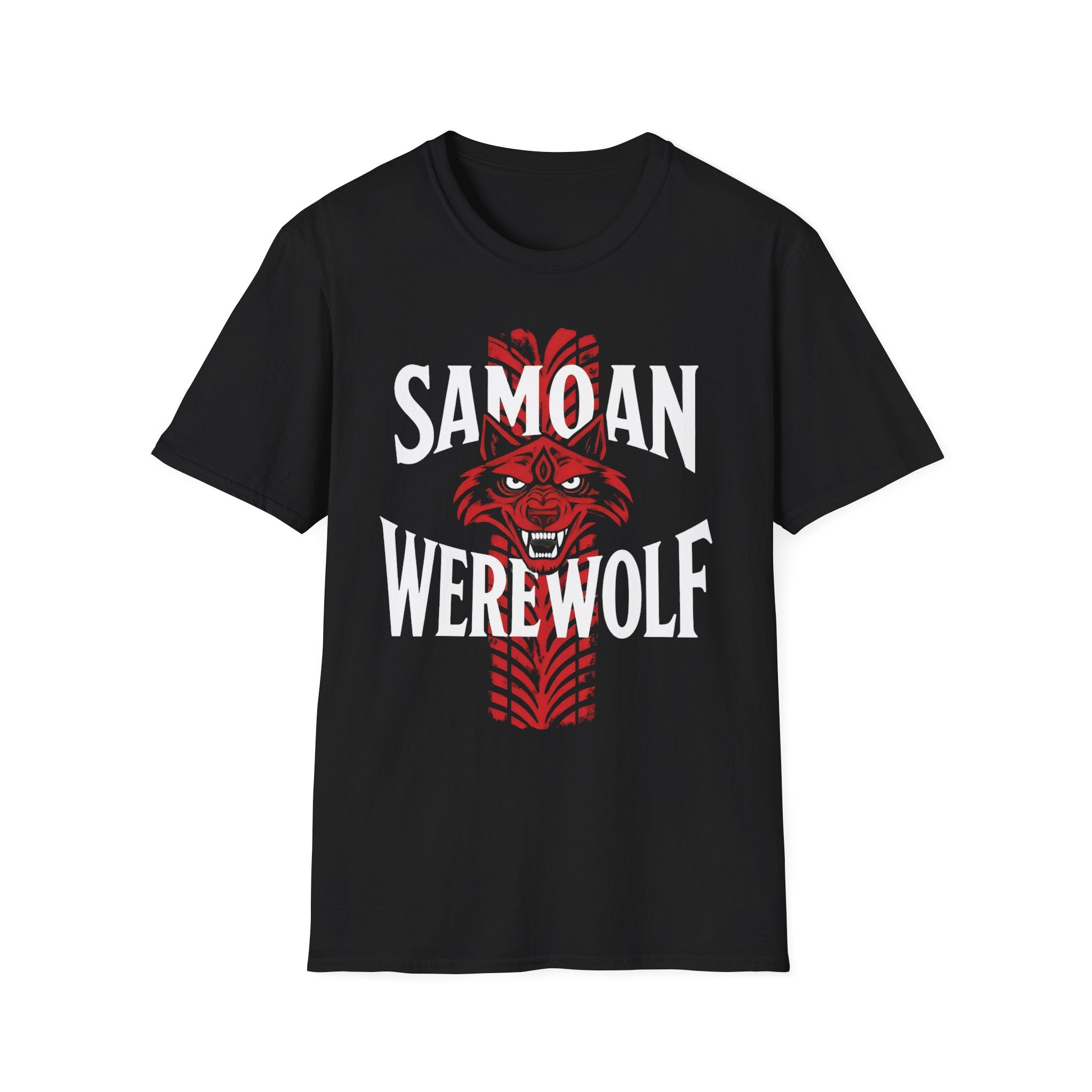 Samoan Werewolf T-Shirt, Jacob Fatu Apparel, Wrestling Fan Tee, Softstyle Shirt, Gift