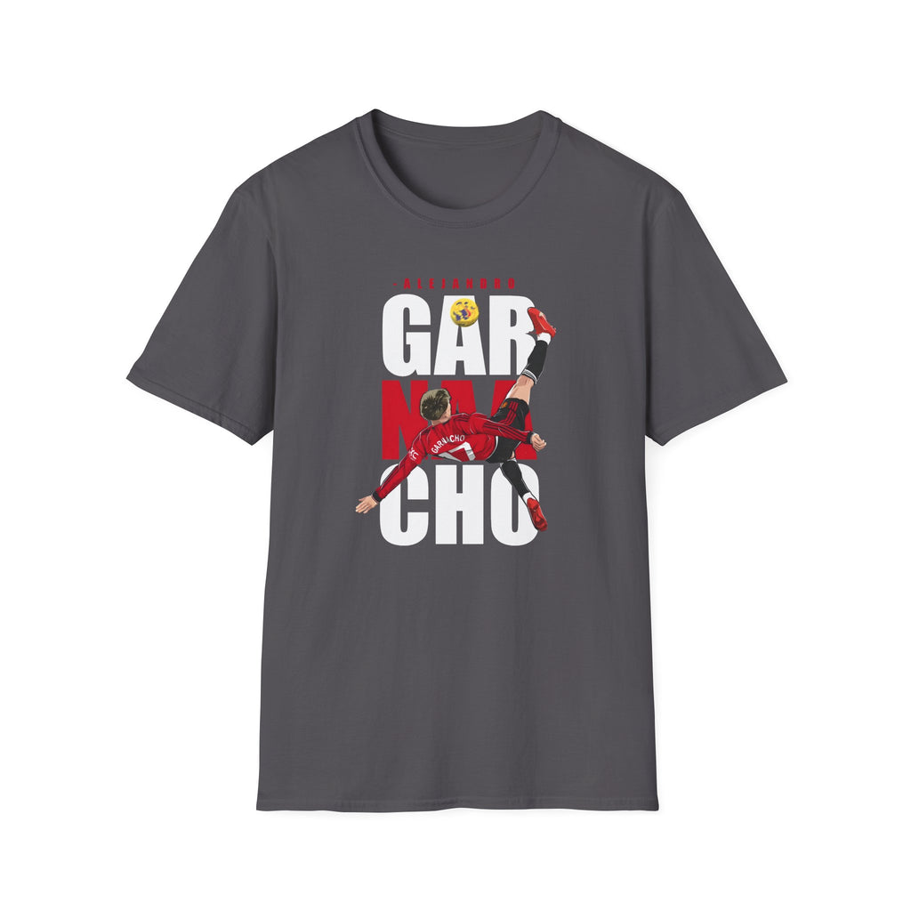 Garnacho T-Shirt with Overhead Kick Goal, United Fans Tee