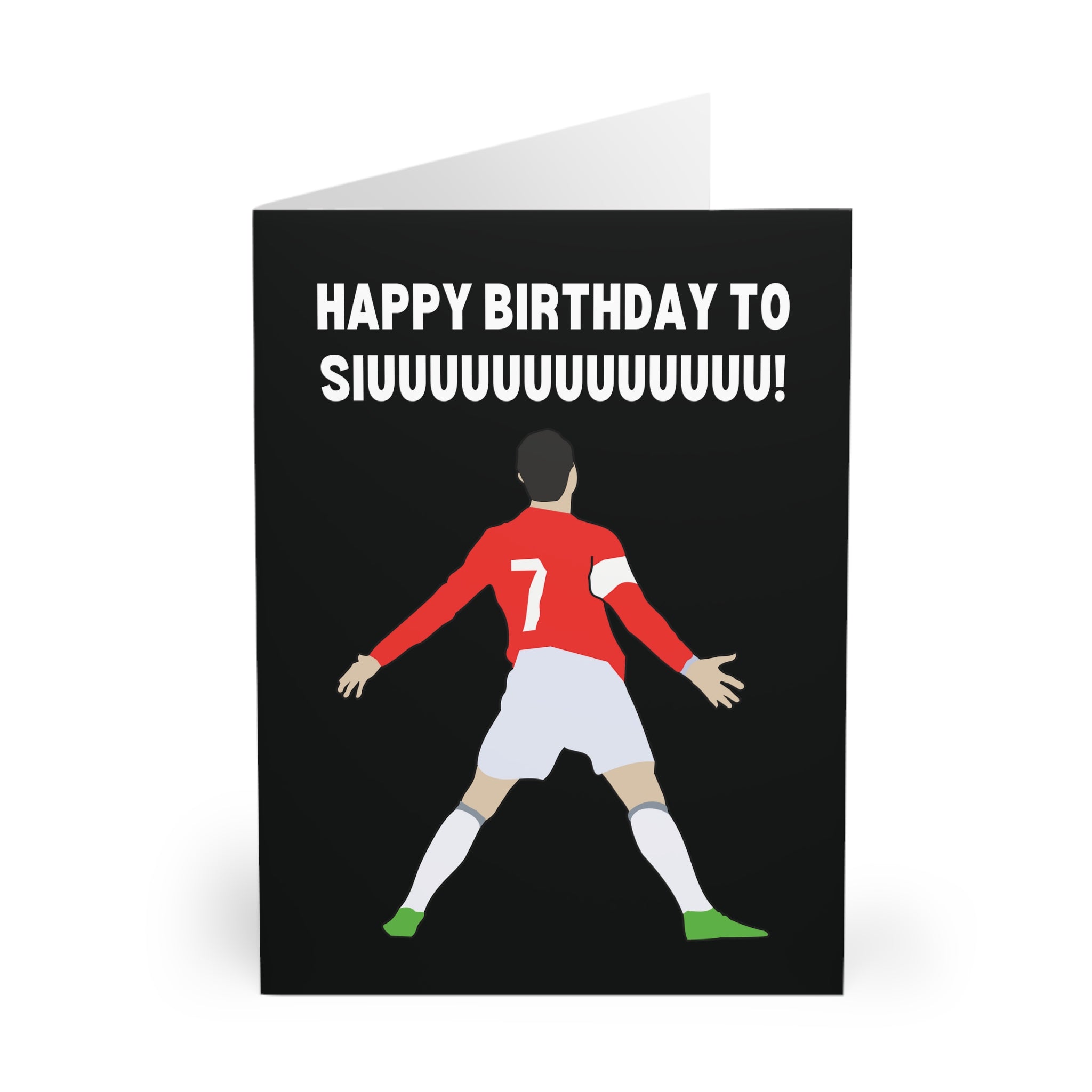Ronaldo Birthday Card - CR7 Siuuu!