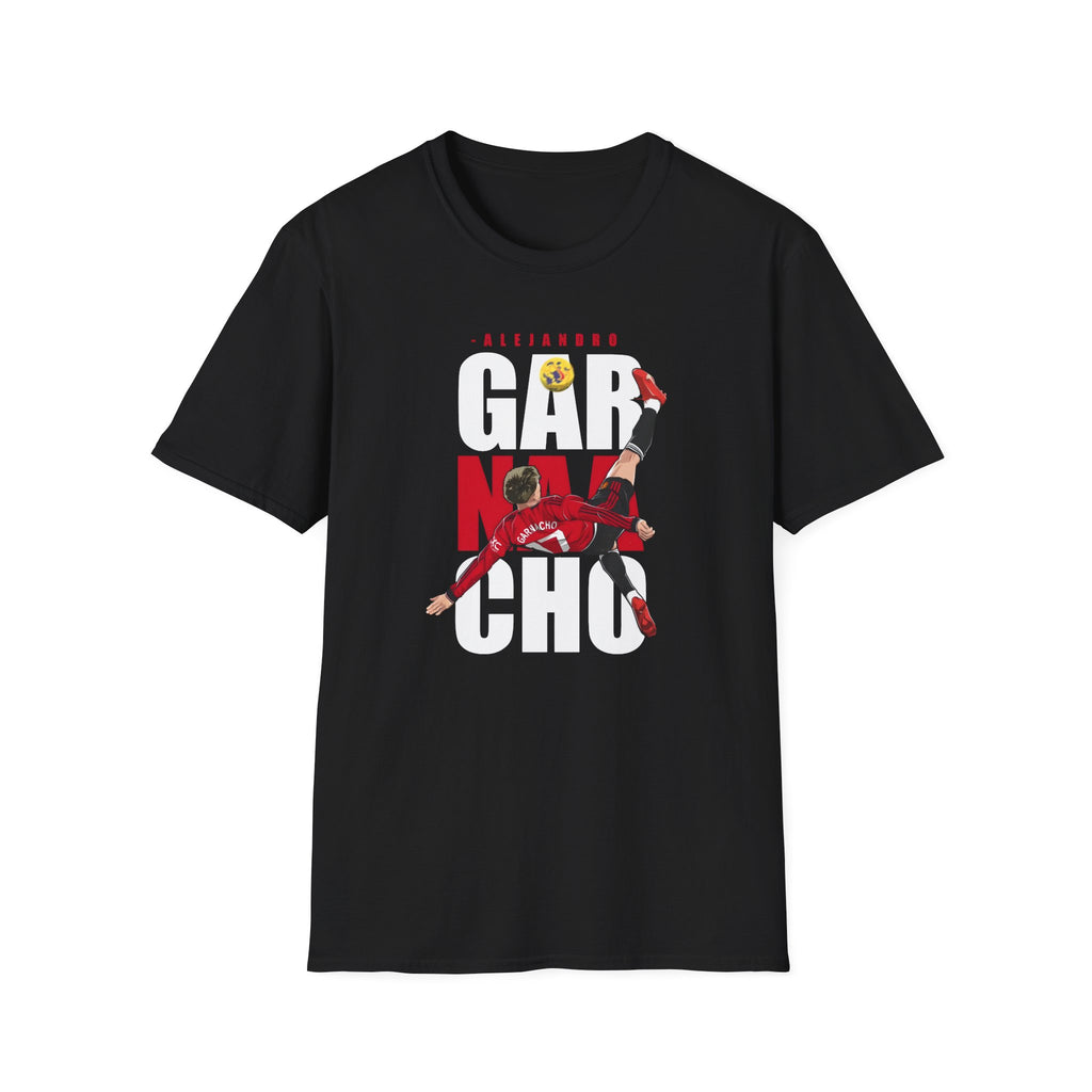 Garnacho T-Shirt with Overhead Kick Goal, United Fans Tee