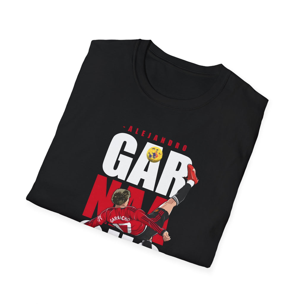 Garnacho T-Shirt with Overhead Kick Goal, United Fans Tee